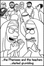 This Jesus is bad for business. He's telling the people to pray at home.