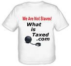 We Are Not Slaves T-shirt Template