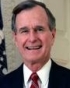 US President George H. W. Bush knighted, a subject of British monarchs.